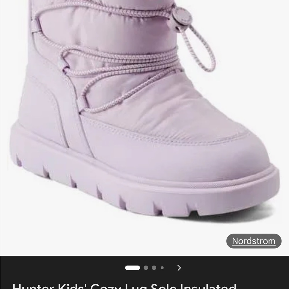 Hunter Kids' Insulated Boots - Light Purple